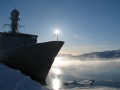 HDMS Vdderen ved kaj i Narsarsuaq